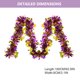 thumbnail image 2 of GOOHOCHY 5Ud Guirnaldas Decorativas De Tinsel Morado Para Colgar En Fiestas Con Fácil Moldeado Y, 2 of 6