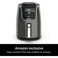 thumbnail image 2 of Ninja AF150AMZ Air Fryer XL, 5.5 Qt. Capacity that can Air Fry, Air Roast, Bake, Reheat & Dehydrate, with Dishwasher Safe, Nonstick Basket & Crisper Plate and a Chef-Inspired Recipe Guide, Grey, 2 of 5