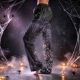 thumbnail image 5 of QWKLEAJ Halloween Pajama Pants Men Spooky Sleepwear Lounge Pants Horror Themed Fleece Trousers Pumpkin Ghost Print Loungewear Mens Sleep Bottoms Funny Halloween Night Pants, 5 of 6