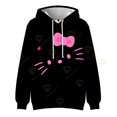 thumbnail image 1 of Sanrio-Sudadera con capucha de Hello Kitty Kuromi para mujer, chaqueta estética Kawaii Y2K, camisa de calle Punk, sudadera Harajuku, ropa, 1 of 4
