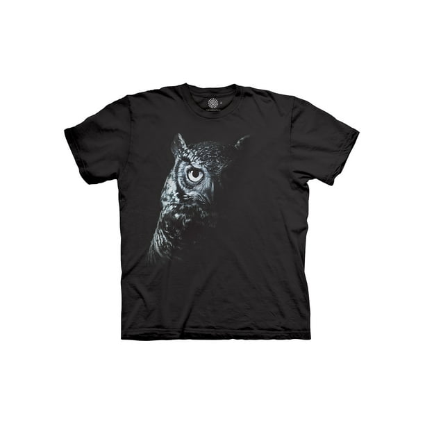 The Mountain Unisex Shadow Print Black Short Sleeve - Walmart.com