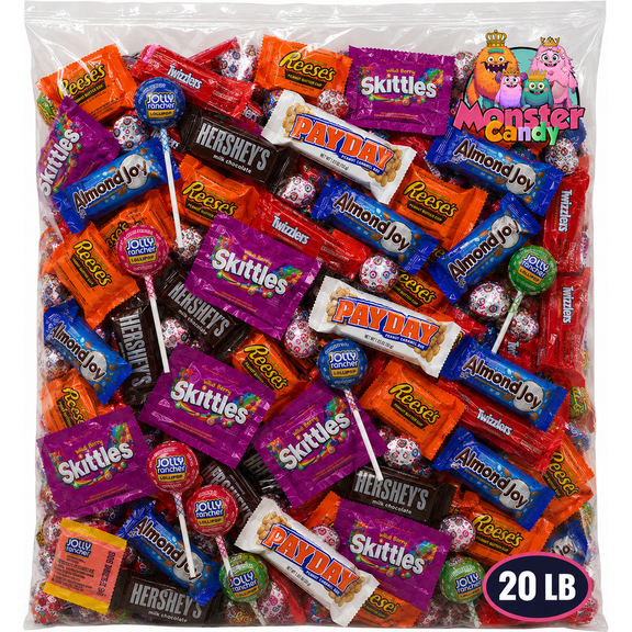 Chocolate and Candy Party Favor Candy Mix - 20 lb Pinata Stuffers Candy Bulk - Goodie Bag Stuffers for Kids Party Favors - Chocolate  Candy Variety Pack Bulk - Bulk Candy Individually Wrapped Candies