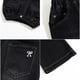 thumbnail image 5 of Cowsor Kids Girls Jeans Washed Elastic Waist Wide Leg Baggy Pants, 5 of 7