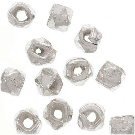 Bali Style Bead Cap - Bali Style Sterling Silver Faceted Nugget Beads 3mm (12)