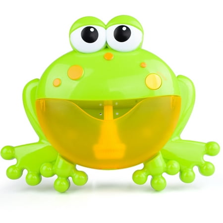 Bubble Machine Big Frog Automatic Bubble Maker Blower Music Bath Toys For