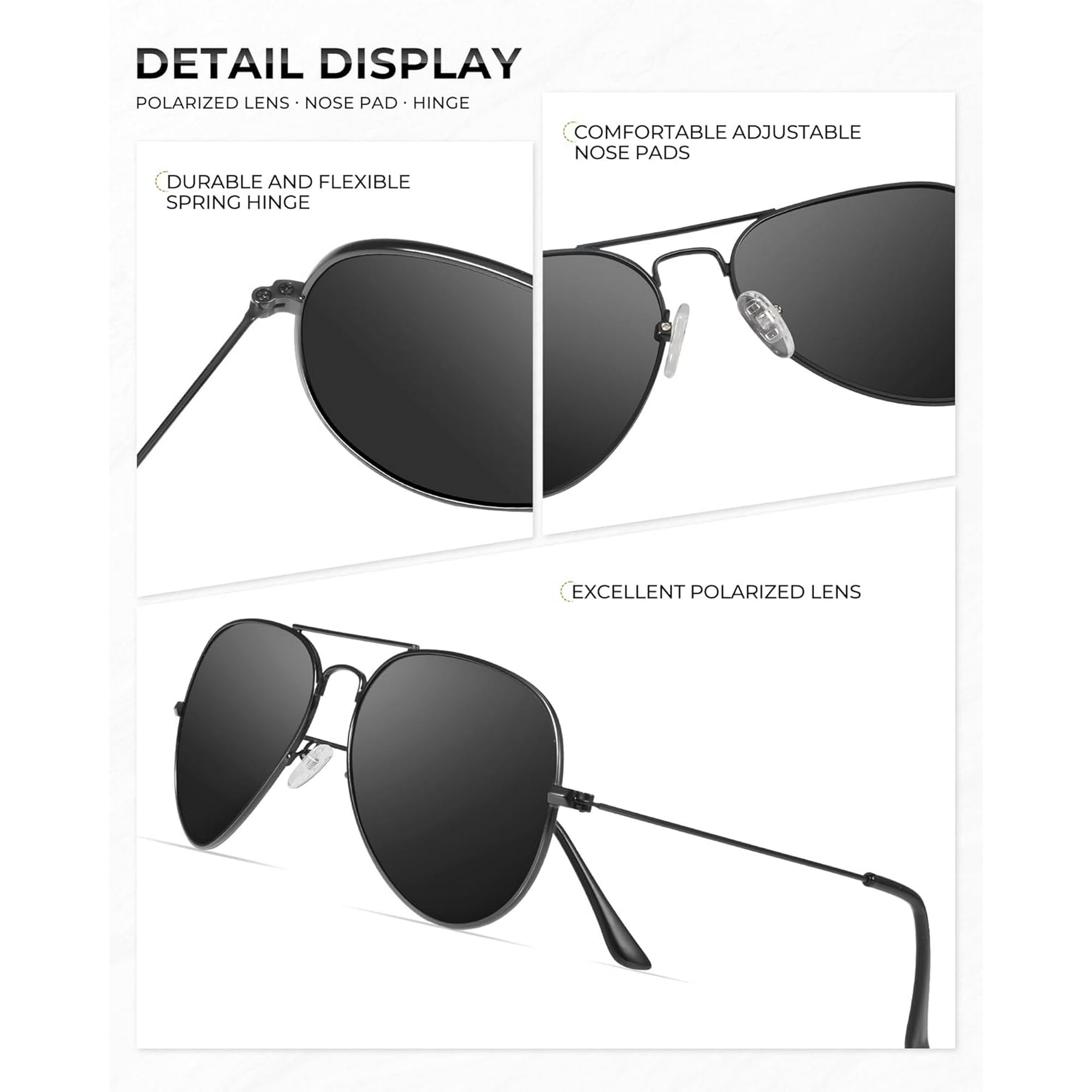 Police Sunglasses Aviator Sunglasses Amazon Com Polarized - Main Image