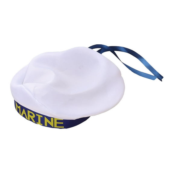 Unisex Captain Sailor Hat Skipper Navy Marine Kids Military Hat For Party (White)