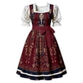 thumbnail image 3 of Women's Traditional Bavarian Oktoberfest Dirndl Dress And Apron Set, 3 of 5