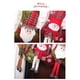 thumbnail image 2 of Injueey Medias de Navidad de gran tamaño, calcetines de Papá Noel con aperitivos de pierna larga, bolsa de regalo de decoración de felpa corta, barra Kits de decoración para fiestas Alce Injueey HA069978-03B, 2 of 6