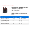 thumbnail image 2 of Distributor Cap - Compatible with 1993, 1995 Volkswagen EuroVan, 2 of 2