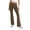 M14 Coffee, variant on Summer Pants For Women Low Waist Solid Color Flare-Leg Pants Casual Trendy Daily Wear Female Comfortable Clothes Brown
