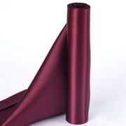 Efavormart 12" x 10 Yards Satin Fabric Party DIY Craft For Wedding Birthday Party Dance Banquet Event Decoration Supplies - Burgundy
