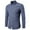 Grey, variant on Bcfgryg New Woven Long Sleeve Shirt Men's Shirt Ironing Slim Solid Color Casual Men's Wear Men's Casual Shirts