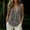 A1 Grey, variant on Linen Button Up Tank Tops for Women Collared Tank Tops Loose Fit Solid Color Work Tops Collar V Neck Button Down Sleeveless Business Blouse Summer Blouse Casual Gauzy Tunics Beige