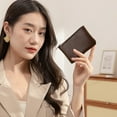 thumbnail image 3 of Coin Purse, PU Lychee Pattern Zipper Coin Purse Portable Coin Purse Mini Change Wallet for Women Coin Pocket Mini Money for Women Credit Card ID Key set Lipstick, 3 of 5