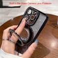 thumbnail image 3 of Funda Changjia con Brillo y Soporte para iPhone 17 Pro Max Naranja, 3 of 7