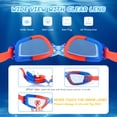 thumbnail image 6 of Ochapa Kids Swim Goggles, 2 Pack Swimming Goggles for Swimming 4-14, Goggles Swimming for Boys and Girls, Anti Fog Swim Goggles with UV Protection, 6 of 7