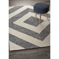 thumbnail image 2 of LR Home Geometric Groove Ivory 5x7 Indoor Area Rug, 2 of 7