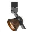 thumbnail image 2 of Cal Lighting HT-999-LED Dimmable Metal Track Fixture in Dark Bronze/Rust Brown, 2 of 3