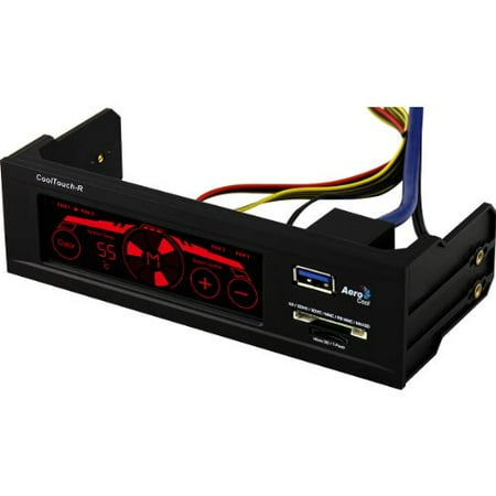 AeroCool Touch-E Fan and Temperature Controller with Card Reader (CoolTouch-R)