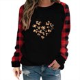 thumbnail image 2 of Qiopertar Blouse Décontractée Sexy Mode Imprimée à Manches Longues Col Rond Froncée en Solde Livraison Gratuite à Moins de 5$ jusqu'à 90 % de Réduction, 2 of 5
