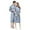 Blue, variant on Cqxid525 Summer Clothing Terry Cloth Robes for Women Couple Long Cardigan Hotel Wear Bathrobe Bathrobe Bathrobe Nightgown Soft Ladies Sleepwear