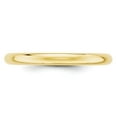 thumbnail image 2 of 10K Yellow Gold Ring Band Wedding Standard Half Round, 2 of 3