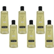 6 Pack Neutrogena Body Oil Fragrance Free Light Sesame Formula 8.5 Ounce