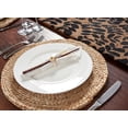 thumbnail image 2 of LR Home Hugo Set of 2 Round Jute Placemats, Solid Braided, 2 of 7