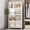 White-112qt, variant on Stackable Storage Bins with Lids, 672QT Closet Organizers and Storage with Doors and Wheels, Extra Large Storage Cabinet, Collapsible Plastic Drawers for Bedroom Dorm Office Garage