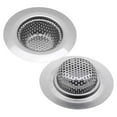 thumbnail image 3 of Ikeay Sink Strainers, 2 Pack Kitchen Sink Strainer Stainless Steel Drain Cover Anti Clogging Mesh Drain Strainer for Kitchen Sinks Drain, Strainers, 3 of 6