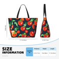 thumbnail image 4 of Easygdp Tomatoes Bolsa de Viaje de Playa de Gran Capacidad, Bolsa Tote Perfecta para la Playa, Escapadas de Fin de Semana y Viajes, 4 of 7