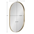 thumbnail image 6 of Kate and Laurel Rollo Capsule Framed Wall Mirror, Gold 20x30, 6 of 9