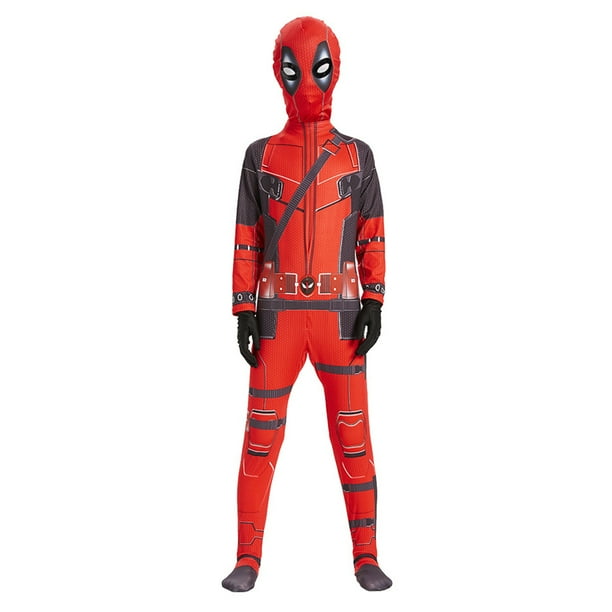 Disfraz Cosplay Anime Traje Deadpool Leche Transpirable para Accesorios Mascarada