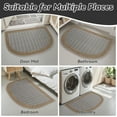 thumbnail image 6 of SIXHOME Kitchen Rugs 20"x32" Semicircular Kitchen Mat Non-Slip Twill Kitchen Floor Mats Washable Half Circle Small Throw Rug Brown, 6 of 6