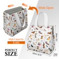 thumbnail image 3 of Cartoon Dachshund Insulated Lunch Bag for Women & Adults,Large Portable Soft Cooler Lunch Bag,Thermal Food Storage Tote with Pearl Cotton,8.66L,8.75x5.75x9.5 Inch, 3 of 6