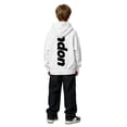 thumbnail image 5 of Shinyii Boys Pullover Hoodie Casual Letter Print Long Sleeve Sweatshirt, White, Sizes 2-12, 5 of 7