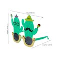 thumbnail image 2 of WASHWEPE Gafas De Cactus Para Fiesta De Luau Y Accesorios, 2 of 8