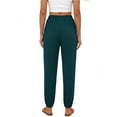 thumbnail image 2 of Airmenty joggers Pants for Womens Casual Elastic High Waist joggers Trendy Lounge Pants Trousers with Pockets S-2xl, 2 of 7