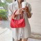 thumbnail image 2 of Sywqhk Bolso De Mano Informal De Nailon Para Mujer, Bolso De Hombro Para Axilas Sólidas Para Mujer (Rosa Roja) Sywqhk Para estrenar, 2 of 6