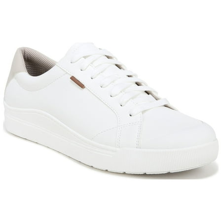 

Dr. Scholl s Mens Time Off Men Lace Up Sneaker White Smooth 12 M
