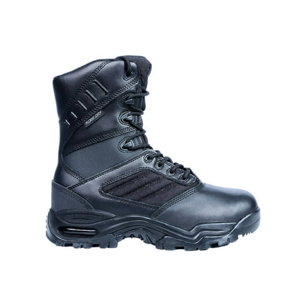 

Ridge Footwear Men s Ultimate Zipper 8 Leather Boot Rip-Stop Nylon Waterproof - Size 7.5