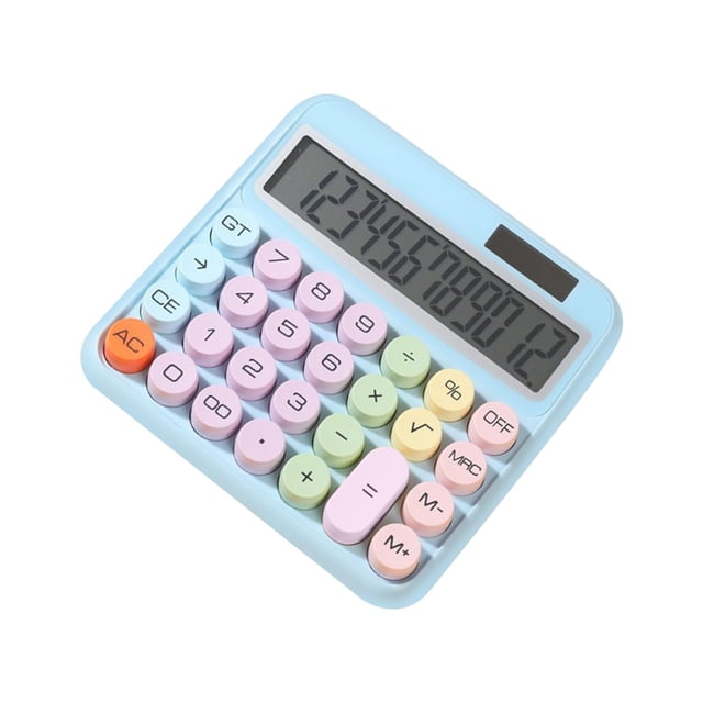 Calculadora SaharaCase de escritorio de 12 dígitos con energía solar/batería
