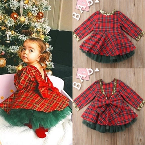 Christmas Baby Girl Dress Toddler Kids Strap Cartoon Dress Xmas Party Clothes Dresses Christmas Baby Girl Dress Toddler Kids Strap Cartoon Dress Xmas Party Clothes Dresses