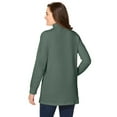 thumbnail image 2 of Woman Within Plus Size Perfect Long-Sleeve Mockneck Tee (Petite Available), 2 of 3
