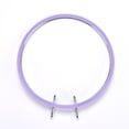 thumbnail image 3 of 4pc Ring Embroidery Plastic Hoops with Iron Clasp Lilac 206x188x23mm Inner Diameter: 150x168mm, 3 of 3