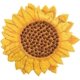 thumbnail image 2 of 3 parches bordados de girasol ER parches para coser, 2 of 4