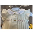 thumbnail image 5 of Romper Babytunes Couture amarillo bordado para bebés, 5 of 5