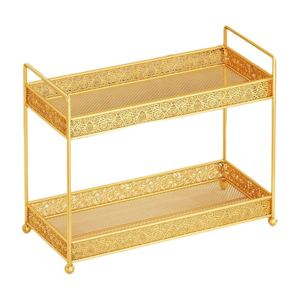 Organizador de encimera Rack Serving Platter Organizador de baño Organizador de almacenamiento Estante para la oficina de de dormitorio Boda M