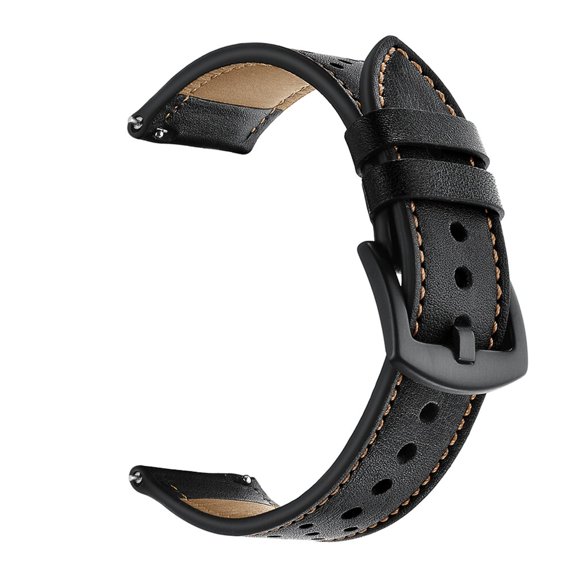 DEEPCRAFF Stylish Black Watch Wristband Replacement Band, Easy to Install Strap for Men and Women